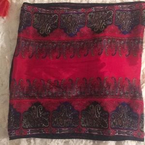 Red Ellen Tracy Scarf